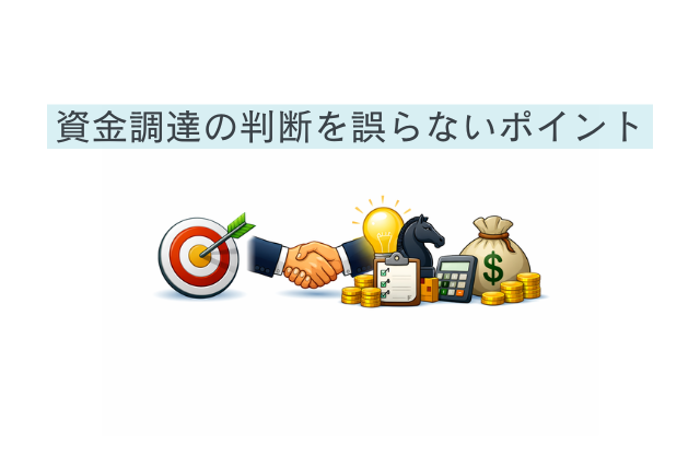資金調達の判断を誤らないためのポイント